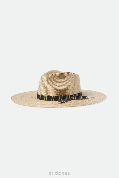 Accessories Natural/Multi Brixton 0FDH523 Women Leigh Straw Fedora