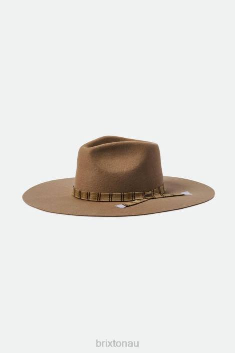 Accessories Sand Brixton 0FDH531 Women Leigh Felt Fedora