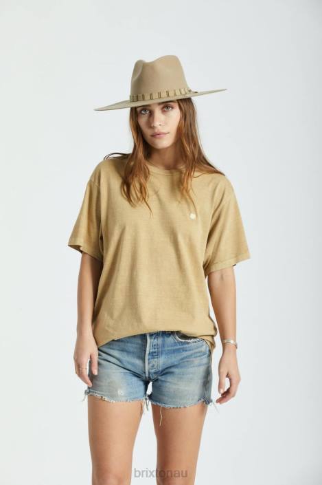 Accessories Sand Brixton 0FDH531 Women Leigh Felt Fedora