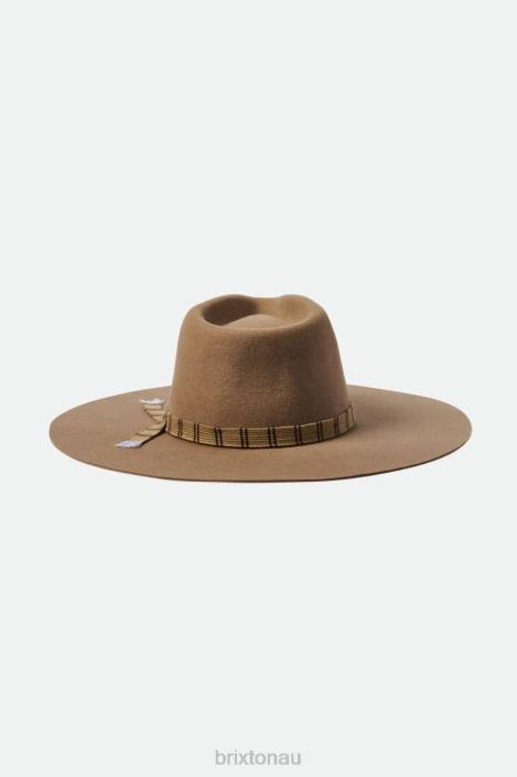 Accessories Sand Brixton 0FDH531 Women Leigh Felt Fedora