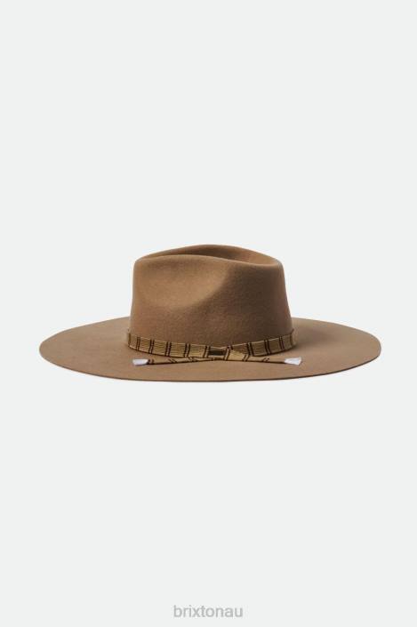 Accessories Sand Brixton 0FDH531 Women Leigh Felt Fedora