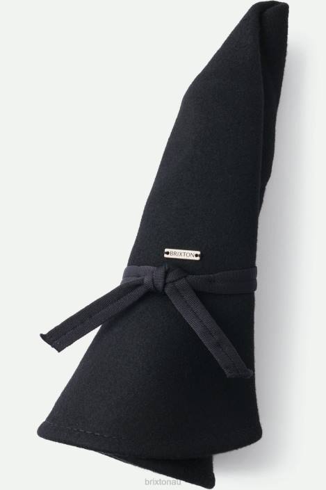 Accessories Black Brixton 0FDH527 Women Joanna Felt Packable Hat