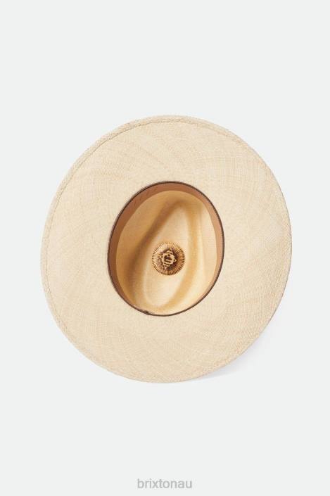 Accessories Catalina Sand Brixton 0FDH498 Women Harper Panama Straw Hat