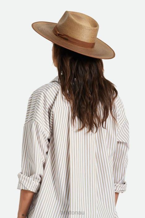 Accessories Coffee/Brown Regular Tripilla Brixton 0FDH520 Women Jo Straw Rancher Hat Limited