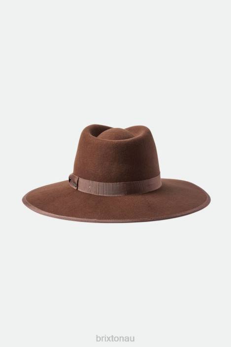 Accessories Dark Tan Brixton 0FDH529 Women Jo Rancher Hat