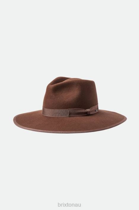 Accessories Dark Tan Brixton 0FDH529 Women Jo Rancher Hat