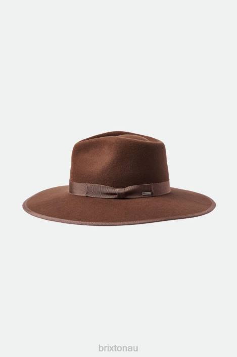 Accessories Dark Tan Brixton 0FDH529 Women Jo Rancher Hat