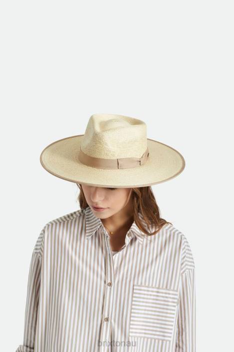 Accessories Natural Brixton 0FDH518 Women Jo Straw Rancher Hat