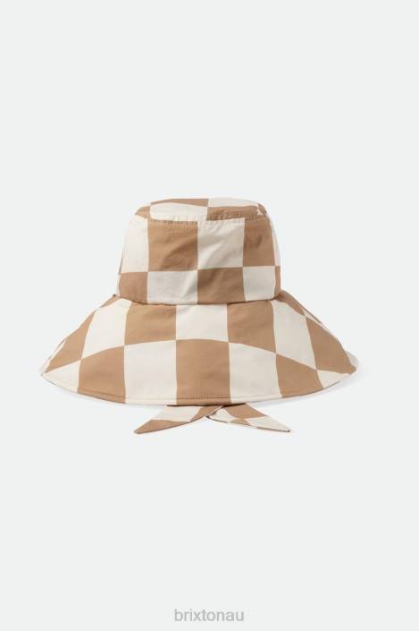 Accessories Sand/Whitecap Brixton 0FDH533 Women Jasper Packable Bucket Hat