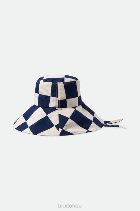 Accessories Washed Navy/Whitecap Brixton 0FDH532 Women Jasper Packable Bucket Hat