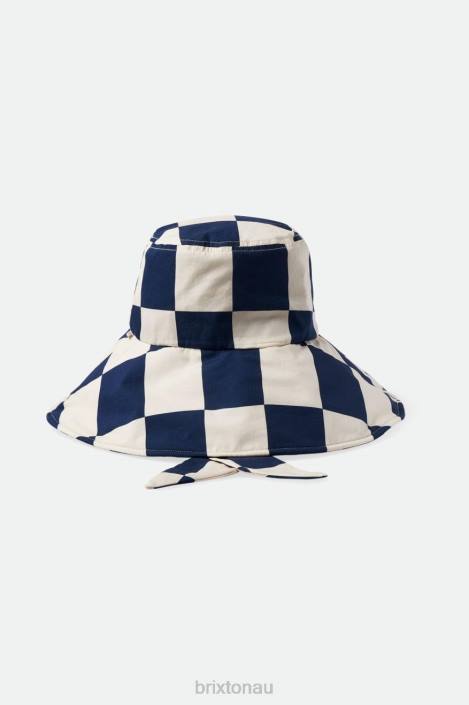 Accessories Washed Navy/Whitecap Brixton 0FDH532 Women Jasper Packable Bucket Hat