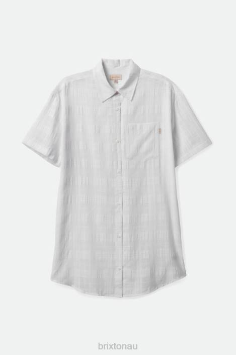 Apparel White Brixton 0FDH421 Women Leon S/S Overshirt Dress