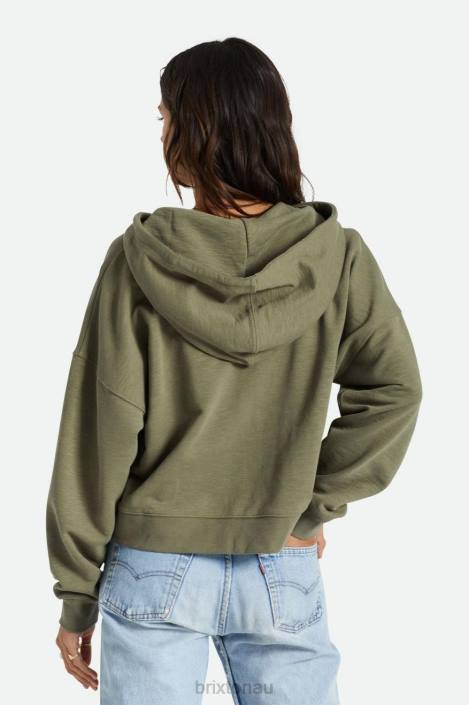 Apparel Olive Surplus Brixton 0FDH461 Women Movement Oversized Zip Hoodie