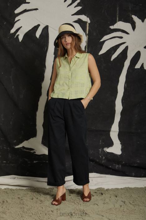 Apparel Black Brixton 0FDH473 Women Victory Trouser Pant