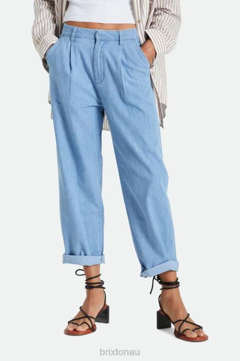 Apparel Faded Indigo Brixton 0FDH479 Women Victory Trouser Pant