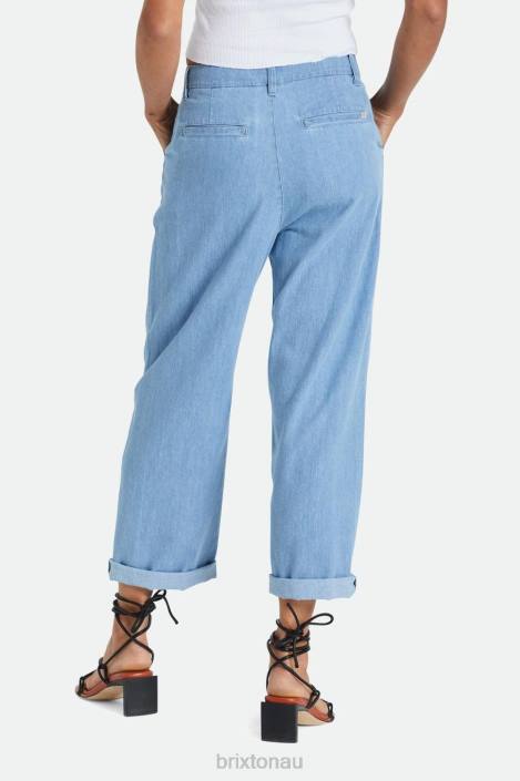 Apparel Faded Indigo Brixton 0FDH479 Women Victory Trouser Pant