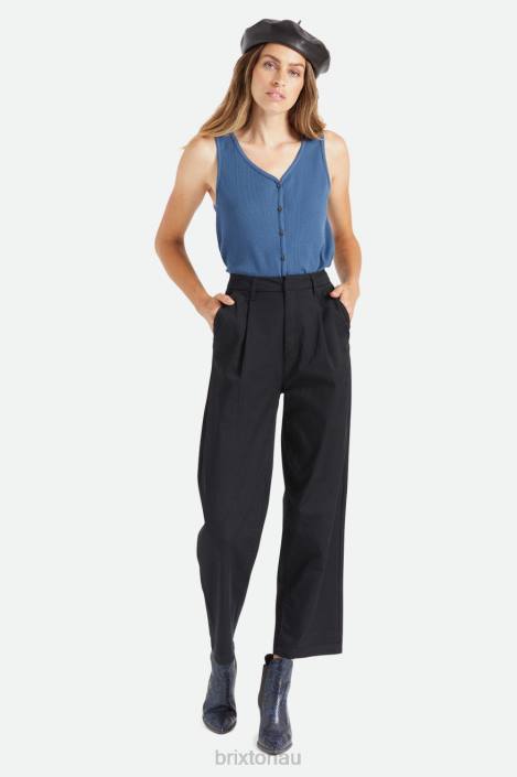 Apparel Jet Black Brixton 0FDH475 Women Victory Trouser Pant