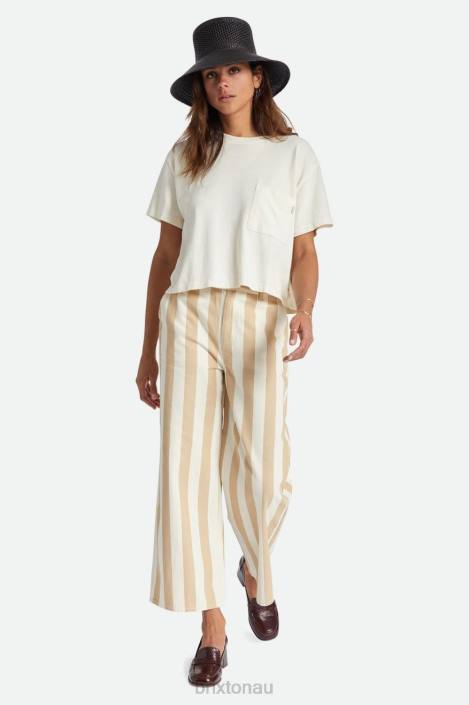 Apparel Sand Brixton 0FDH472 Women Victory Wide Leg Pant
