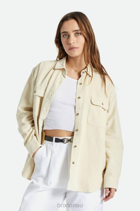 Apparel Whitecap Brixton 0FDH441 Women Bowery Boyfriend Corduroy Overshirt