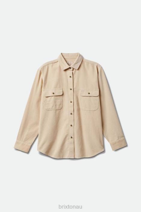 Apparel Whitecap Brixton 0FDH441 Women Bowery Boyfriend Corduroy Overshirt