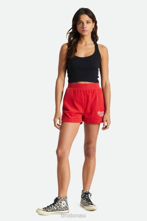 Apparel Coke Red Brixton 0FDH493 Women Coca-Cola Runner Short