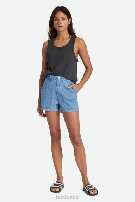 Apparel Faded Indigo Brixton 0FDH484 Women Vancouver Short