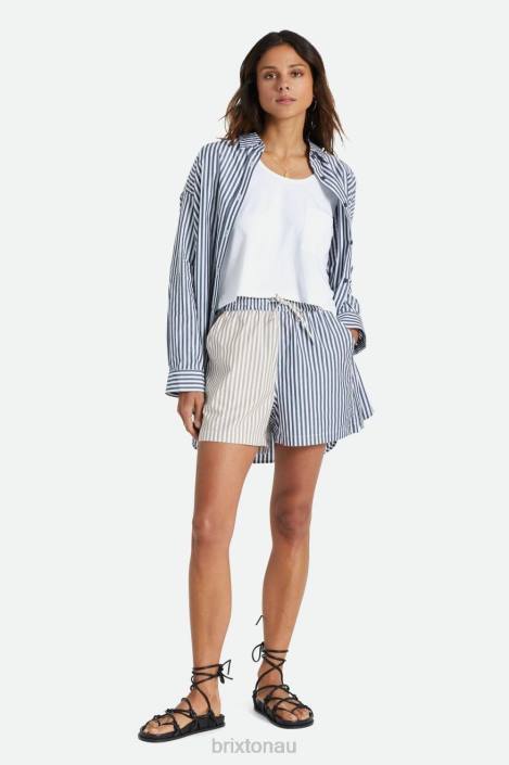Apparel Mojave/Washed Navy Brixton 0FDH492 Women Sidney Boxer Short