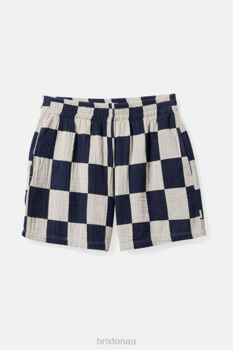Apparel Washed Navy Brixton 0FDH482 Women Mykonos Boxer Short