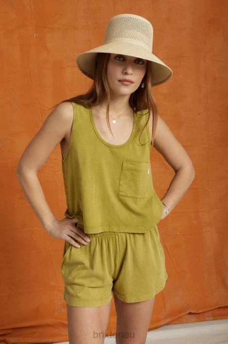 Apparel Moss Brixton 0FDH436 Women Carefree Pocket Tank