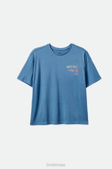 Apparel Blue Heaven Brixton 0FDH455 Women Good Time Oversized Boyfriend Tee