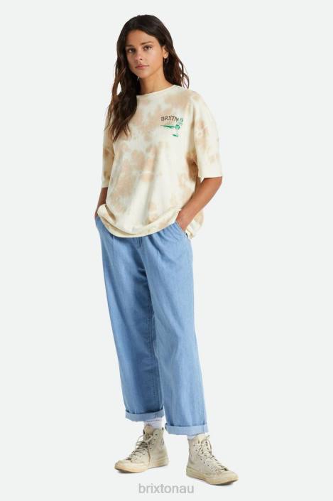 Apparel Safari Cloud Wash Brixton 0FDH454 Women Good Time Oversized Boyfriend Tee