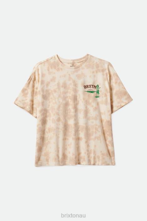 Apparel Safari Cloud Wash Brixton 0FDH454 Women Good Time Oversized Boyfriend Tee