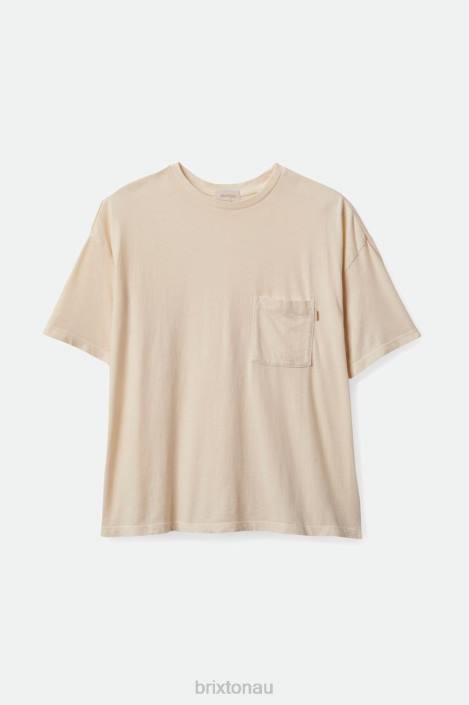 Apparel Whitecap Brixton 0FDH437 Women Carefree Oversized Boyfriend Pocket Tee