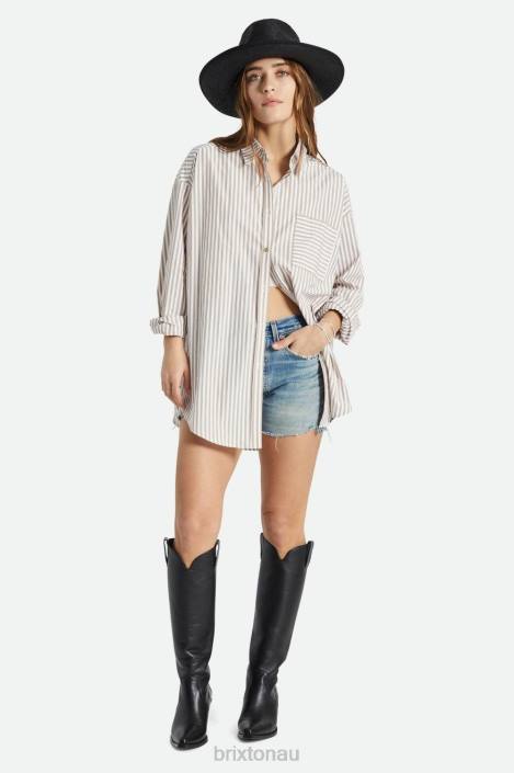 Apparel Mojave Brixton 0FDH451 Women Sidney Oversized L/S Woven