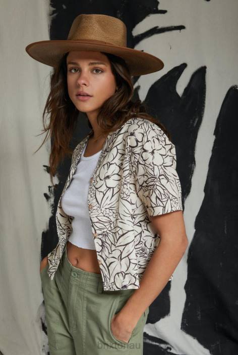 Apparel Whitecap Brixton 0FDH447 Women Indo Linen S/S Woven